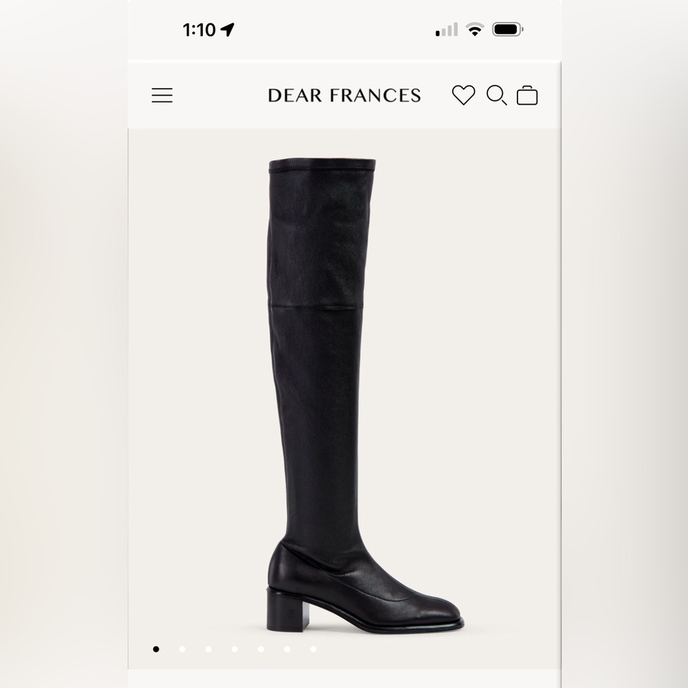 Dear Frances Ivy Boot Black Nappa size 38